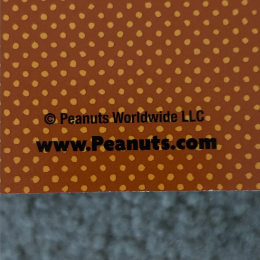Peanuts Dog Toy Interactive Crinkle Halloween Comic Book w/ Squeakers New